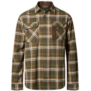 Pinewood Cornwall Shirt Mossgreen/L.Khaki