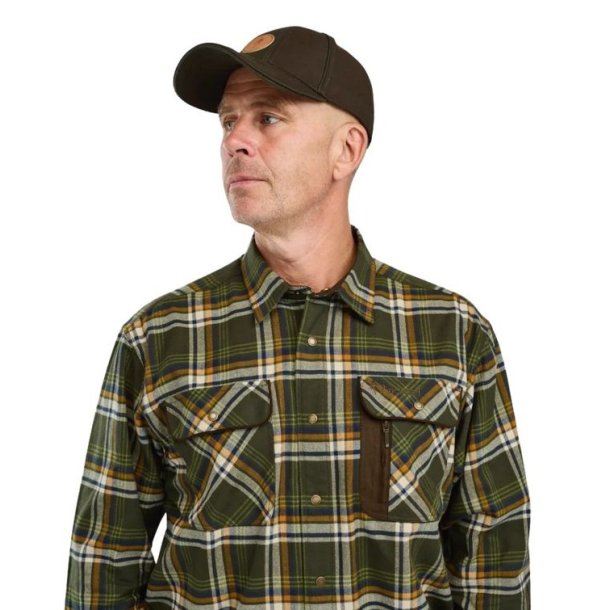 Pinewood Cornwall Shirt Mossgreen/L.Khaki