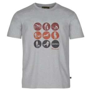 Pinewood Dog Sports T-Shirt L.Grey Mel Activity