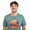 Pinewood Finnveden Recycled Outdoor T-Shirt AquaGr.Mel Campsite