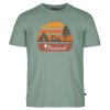 Pinewood Finnveden Recycled Outdoor T-Shirt AquaGr.Mel Campsite