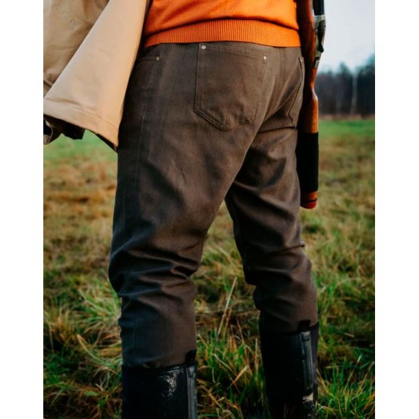 Pinewood Nydala Classic Trousers Suede Brown