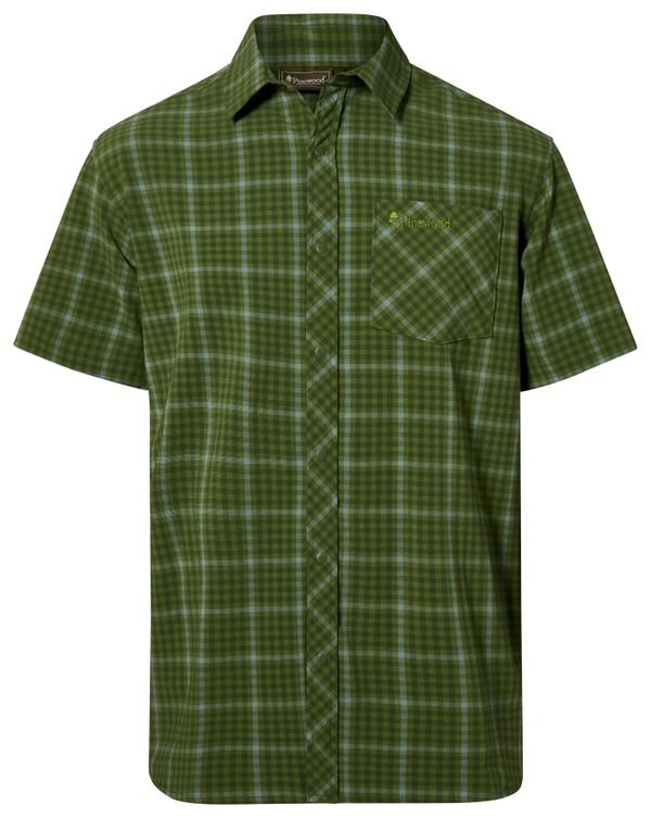Pinewood Outdoor S/S Shirt Pine Green - Skjorter med korte ærmer - www ...