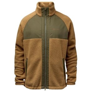 Pinewood Pile Fleece Jacket D.Sand/MossGreen