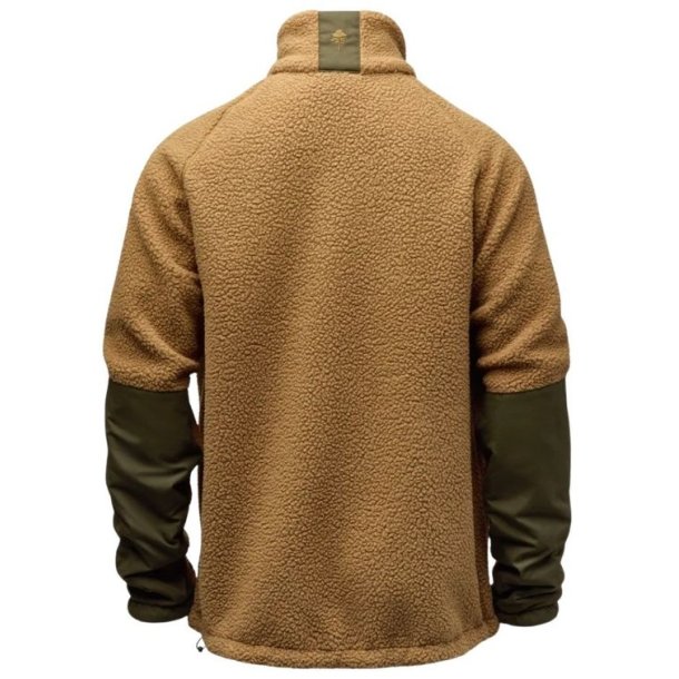 Pinewood Pile Fleece Jacket D.Sand/MossGreen