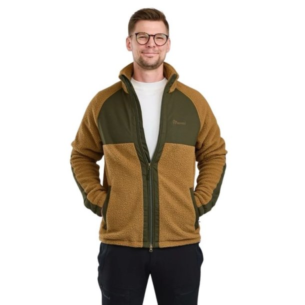 Pinewood Pile Fleece Jacket D.Sand/MossGreen