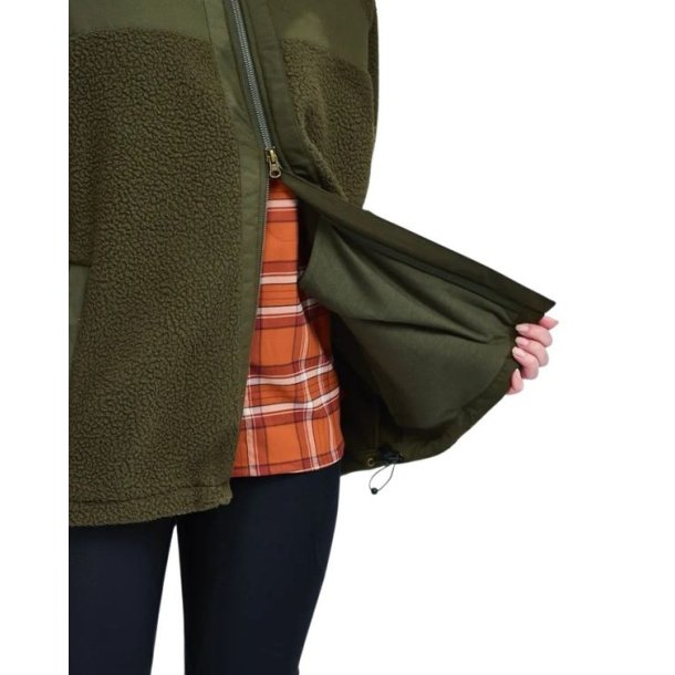 Pinewood Pile Fleece Jacket W Moss Green