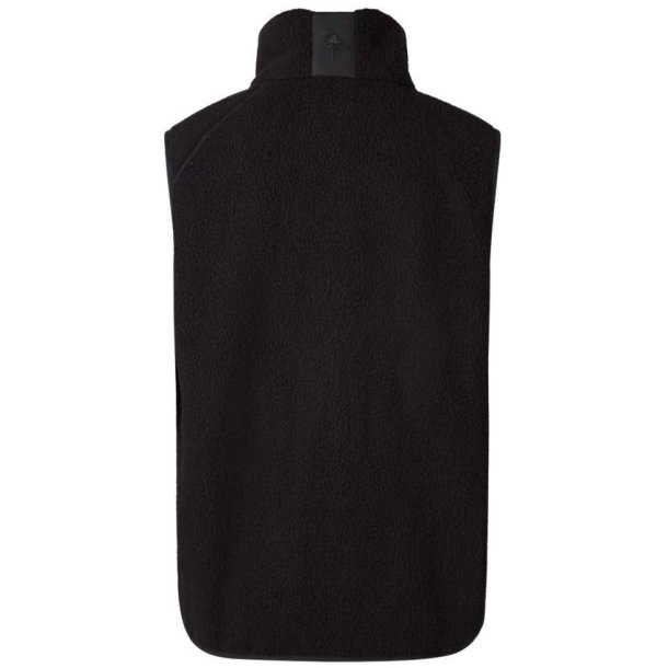 Pinewood Pile Fleece Vest W Black