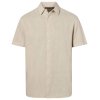 Pinewood V�rnamo Hemp Mix S/S Shirt Linen Beige