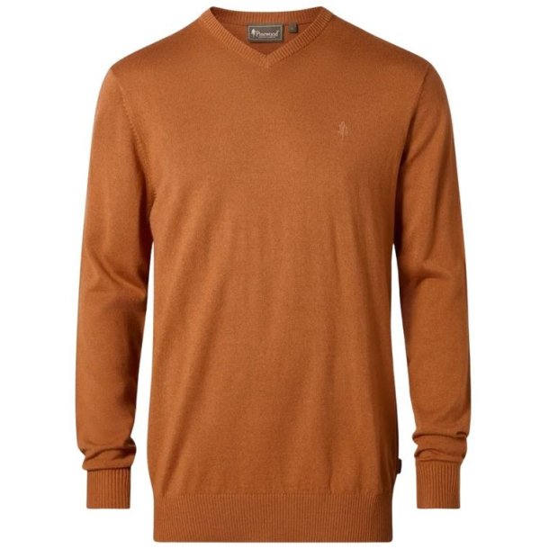 Pinewood V�rnamo Merino Sweater Orange Clay