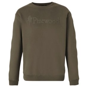 Pinewood V�rnamo PW Logo Sweater D.Green