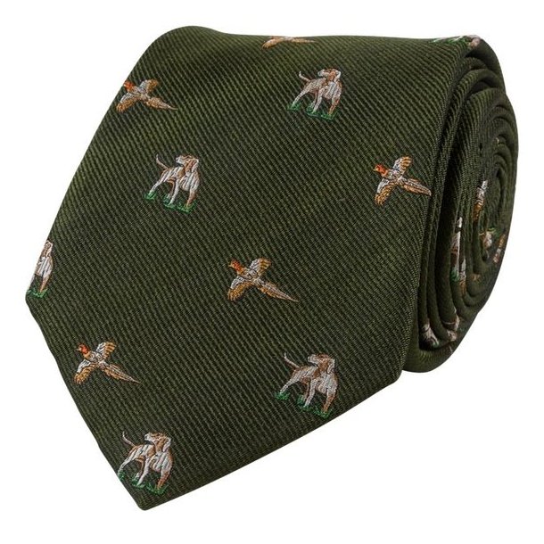 Portia Slips med Fasan og Hund Green