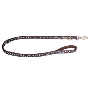 Red Dingo Dressurline 15mm Brown Blue Spot