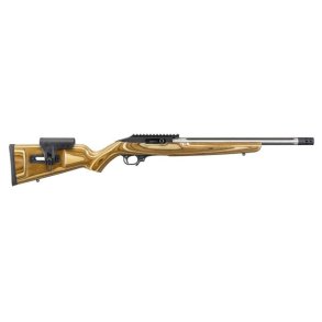 Ruger 10/22 Competition .22 Satin Stainless, Natural Brown Stock