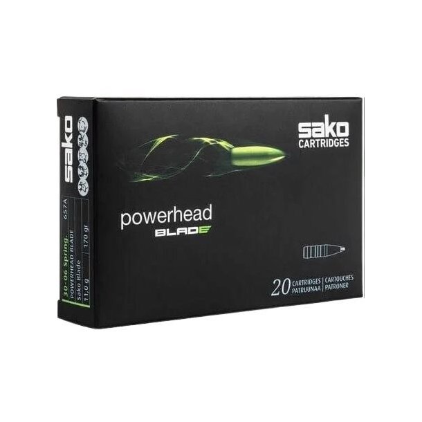 Sako Powerhead Blade 30-06 11,3g/175gr 20 stk Blyfri Riffelpatron