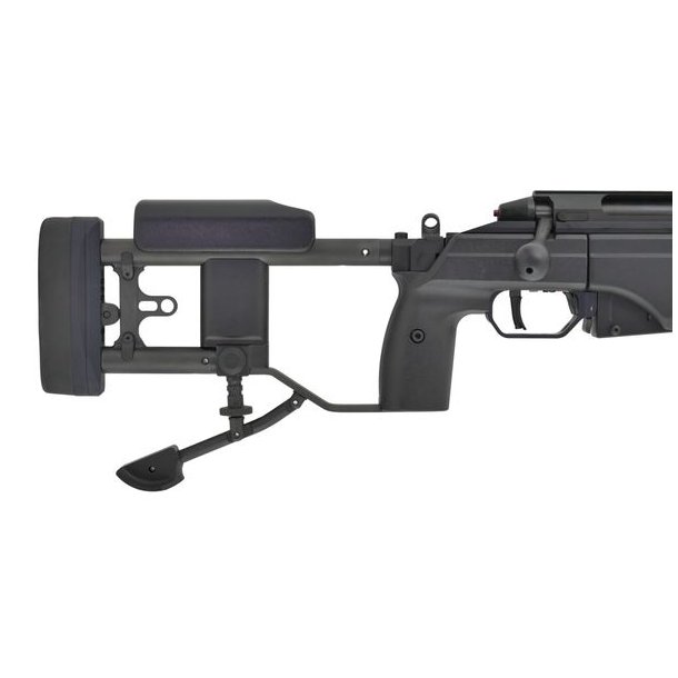 Sako TRG M42 .338 27in Lapua Mag Black, Foldbar, Fosforiseret Lb