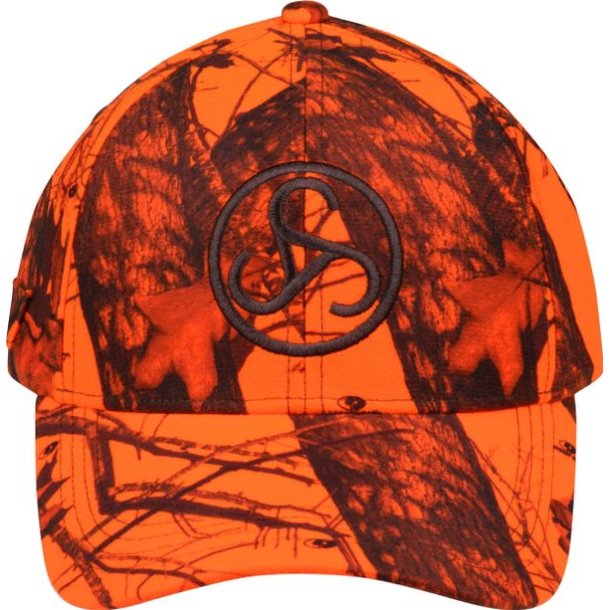 Sauer Camo Cap Blaze Orange Leaf Camo