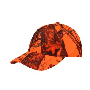 Sauer Camo Cap Blaze Orange Leaf Camo