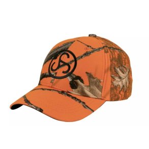 Sauer Camo Cap Blaze Orange Leaf Camo