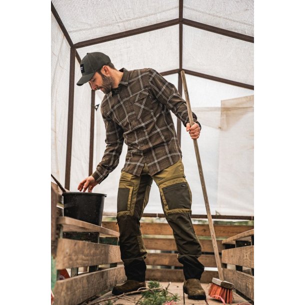 Seeland Glen Flannel Skjorte Pine Green Check
