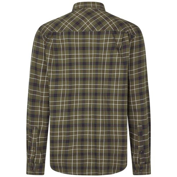 Seeland Glen Flannel Skjorte Grape Leaf/Dark Navy Check