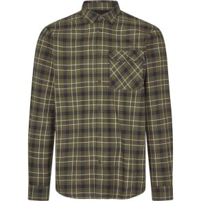 Seeland Glen Flannel Skjorte Grape Leaf/Dark Navy Check