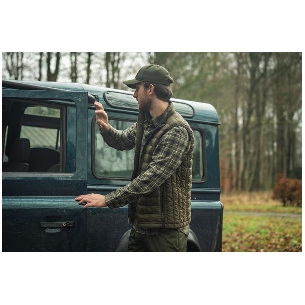 Seeland Glen Flannel Skjorte Grape Leaf/Dark Navy Check