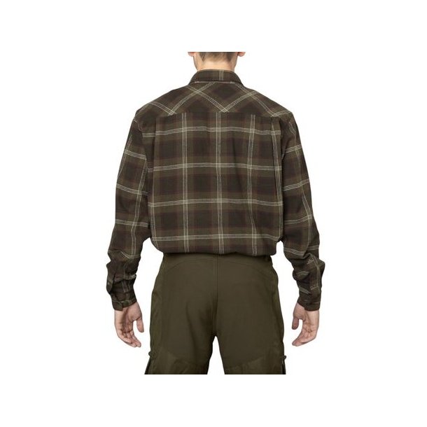 Seeland Glen Flannel Skjorte Pine Green Check