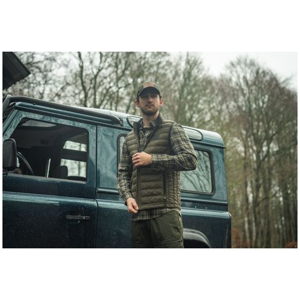 Seeland Glen Flannel Skjorte Grape Leaf/Dark Navy Check