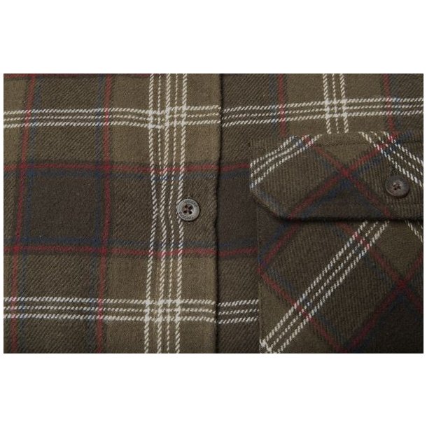 Seeland Glen Flannel Skjorte Pine Green Check