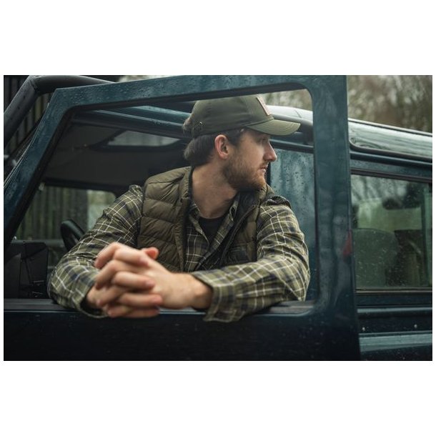 Seeland Glen Flannel Skjorte Grape Leaf/Dark Navy Check