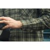 Seeland Glen Flannel Skjorte Grape Leaf/Dark Navy Check
