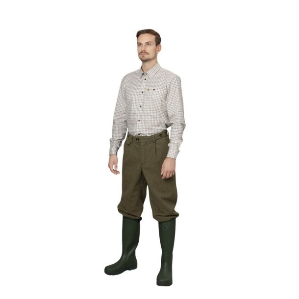 Seeland Oxford Skydeskjorte Grape Leaf/Terracotta Check