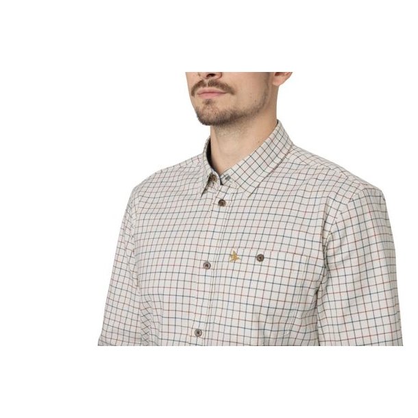 Seeland Oxford Skydeskjorte Grape Leaf/Terracotta Check