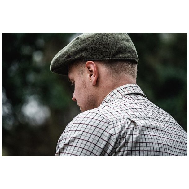 Seeland Oxford Skydeskjorte Grape Leaf/Terracotta Check