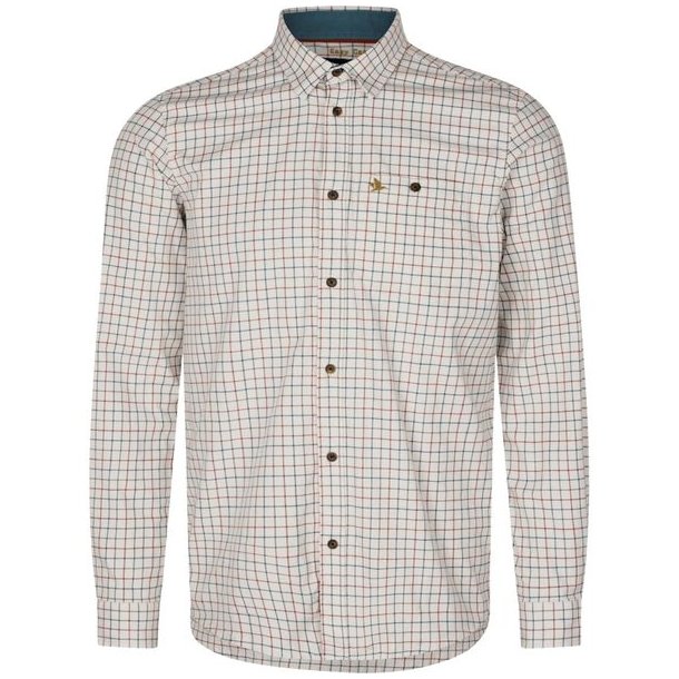 Seeland Oxford Skydeskjorte Grape Leaf/Terracotta Check