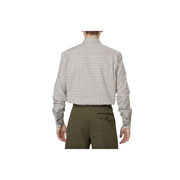 Seeland Oxford Skydeskjorte Grape Leaf/Terracotta Check
