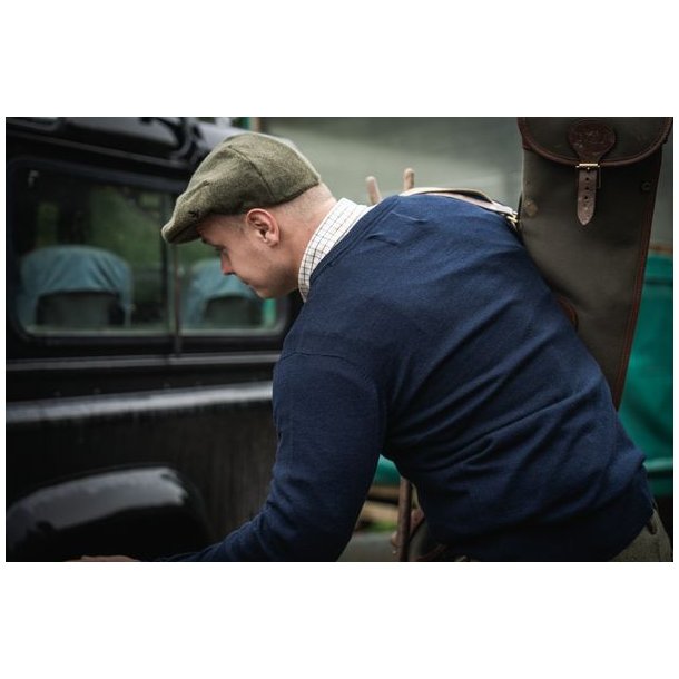Seeland Pine V-Neck Pullover Dark Sapphire