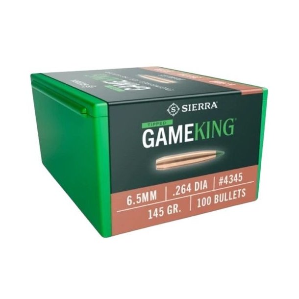 Sierra Tipped GameKing cal. 6.5mm 145gr 100 stk. projektil