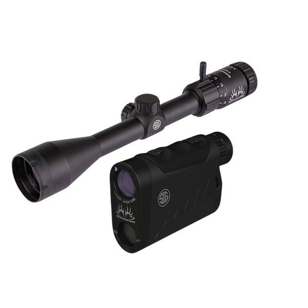 Sig Sauer Buckmaster 3-9x50 1" og Buckmaster 1500 LRF Rangefinder