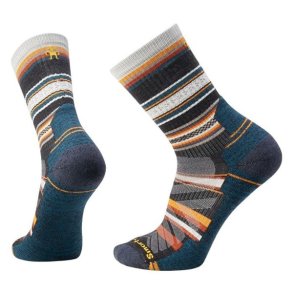 Smartwool Hike Light Cushion Crew Socks Panorama Hiking Charcoal