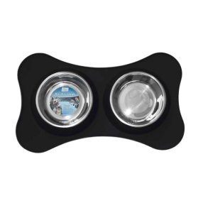 Spildmtte til Hundeskle Dobbelt Sort 250mlx2