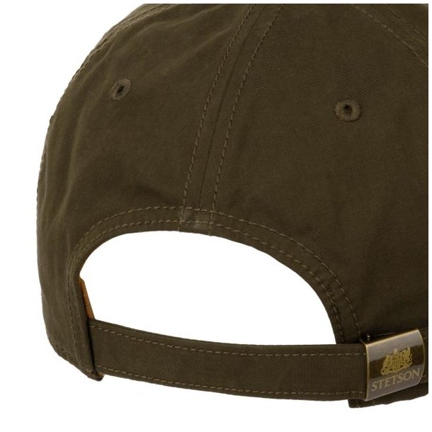 Stetson Baseball Cap Waxed Cotton WR Olive
