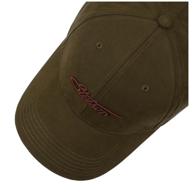 Stetson Baseball Cap Waxed Cotton WR Olive