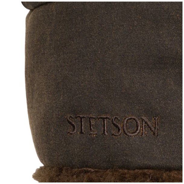 Stetson Bomber Cap CO/PES Brown