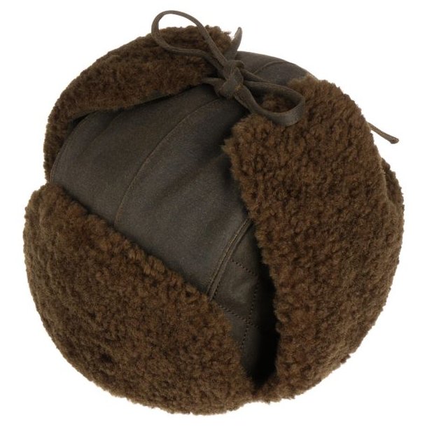 Stetson Bomber Cap CO/PES Brown