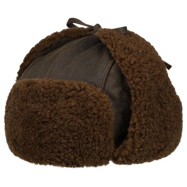 Stetson Bomber Cap CO/PES Brown