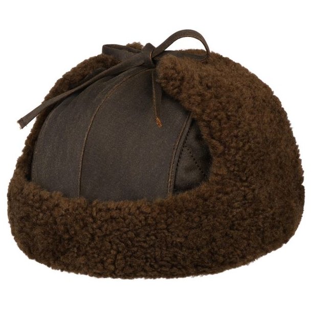 Stetson Bomber Cap CO/PES Brown