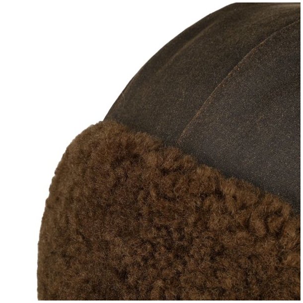 Stetson Bomber Cap CO/PES Brown