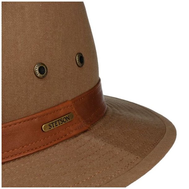 Stetson Traveller Cotton Hat Cognac